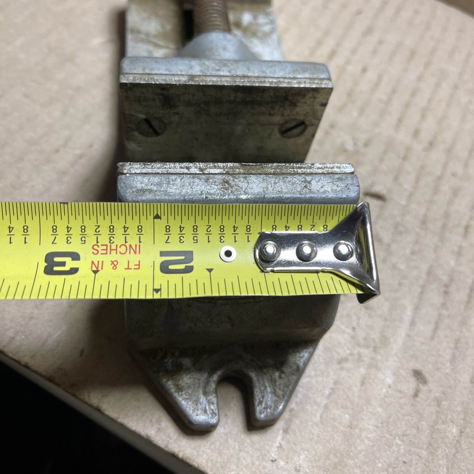 Vintage SEARS DUNLAP 2-3/8" Jaws Length aluminum drill press vise Working Great