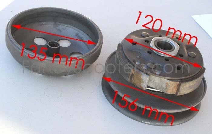 250CC SCOOTER TRANSMISSION CLUTCH REBUILD KIT FOR HONDA HELIX CN250 ELITE CH250