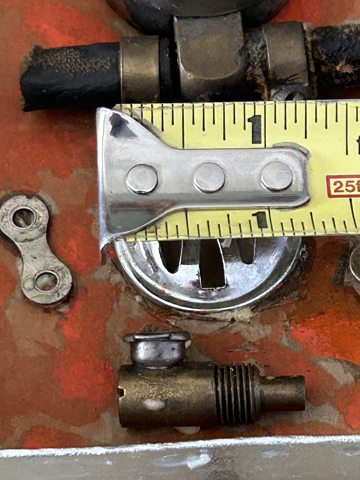 ANTIQUE STEAM PRESSURE GAUGE + Xtra Parts MANZEL BROS. CO, BUFFALO NY