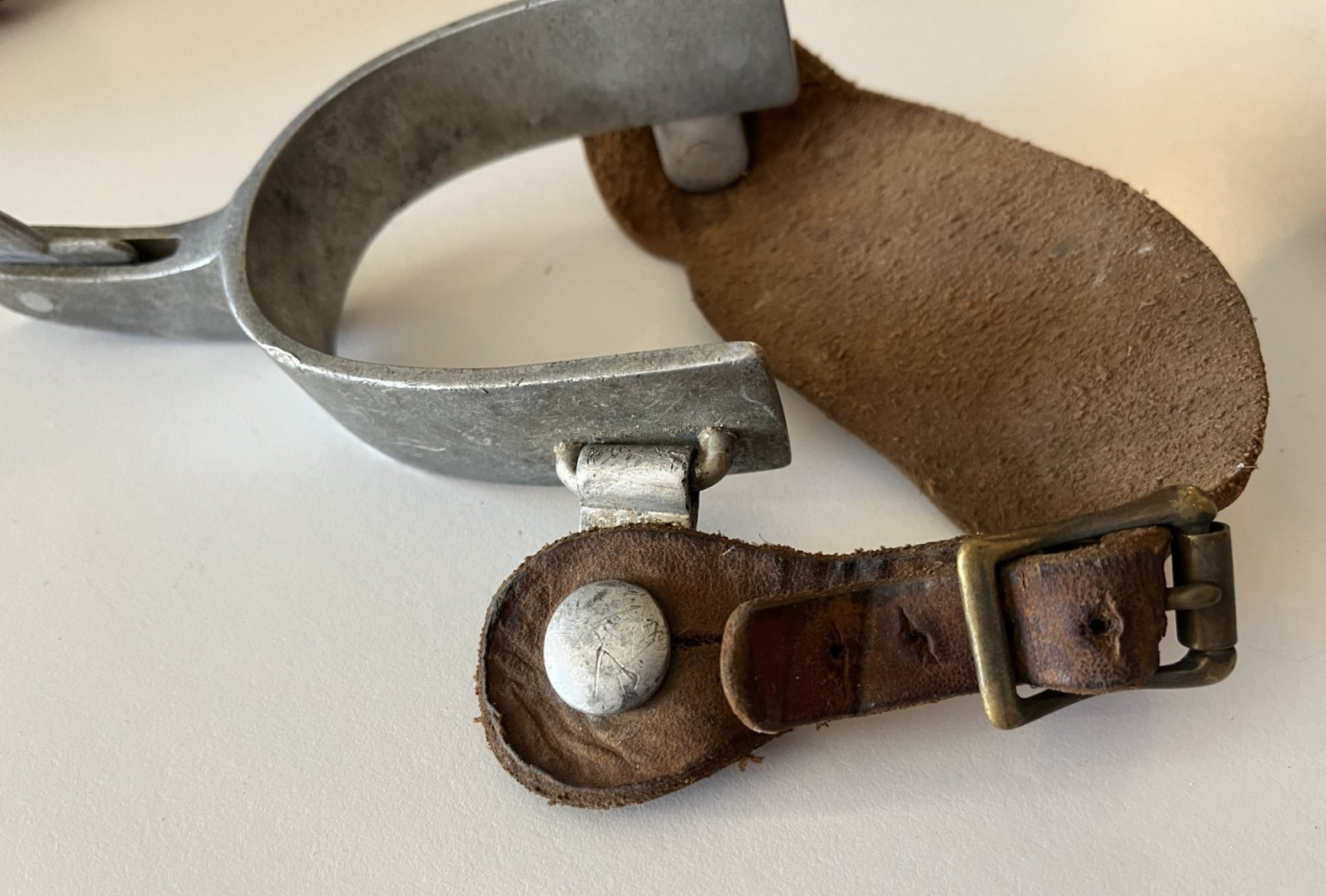 1940's Crockett Airplane Aluminum Cowboy spurs Heavy Duty