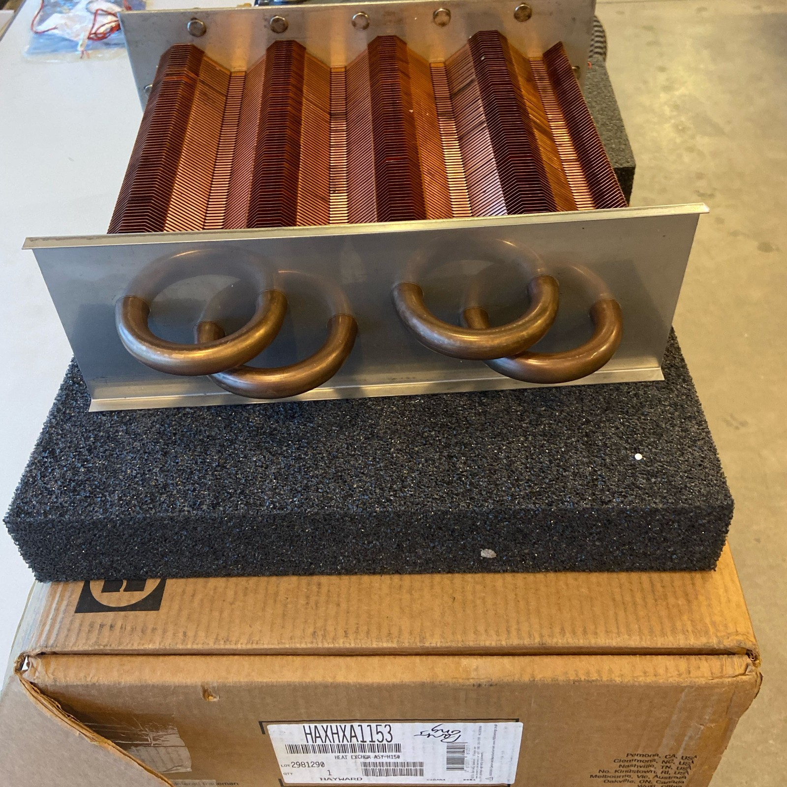 Hayward HAXHXA1153 H150 Heat Exchanger Assembly for H-Series ED1/ED2 Pool Heater