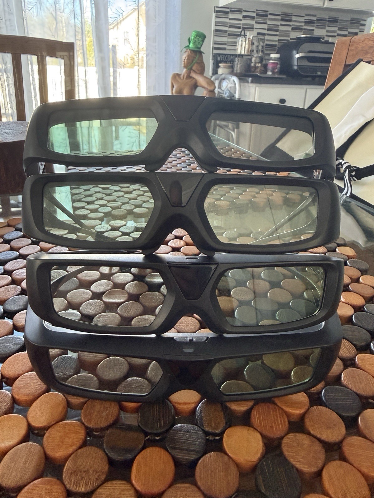 Sharp 3D Glasses - 4 Pair LOT