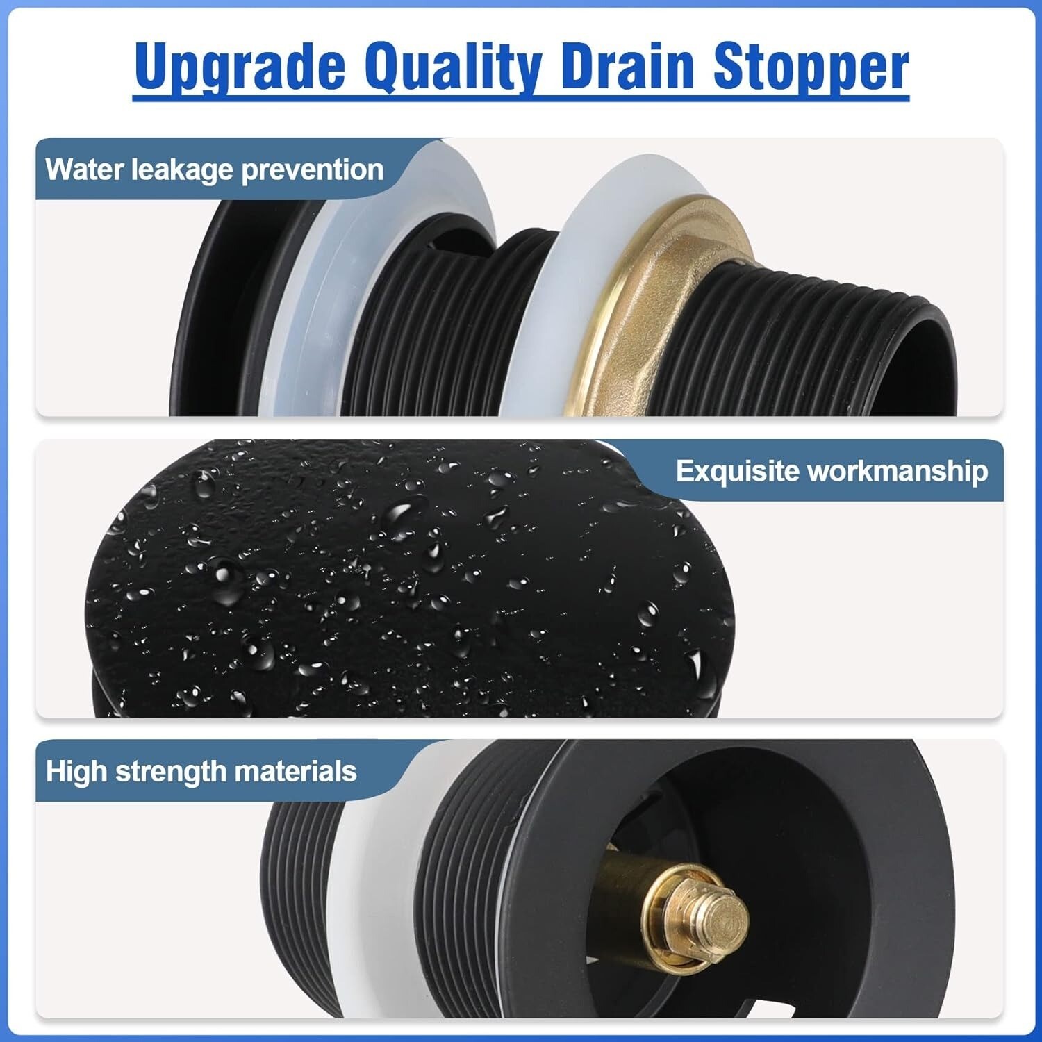 Pop-up Drain Kit for Freestanding Bathtub Tub Drain/Stopper,Freestanding Bathtub