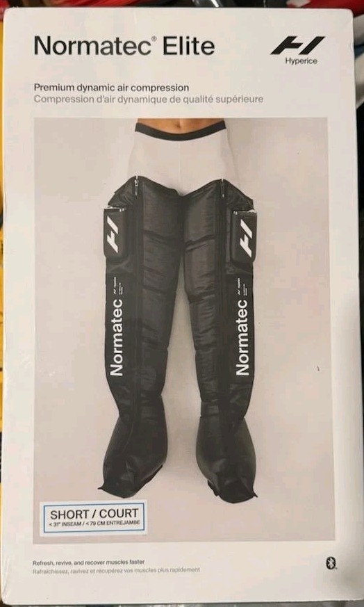 Hyperice Normatec Elite Short Size Cordless Recovery System New In Box Athletics