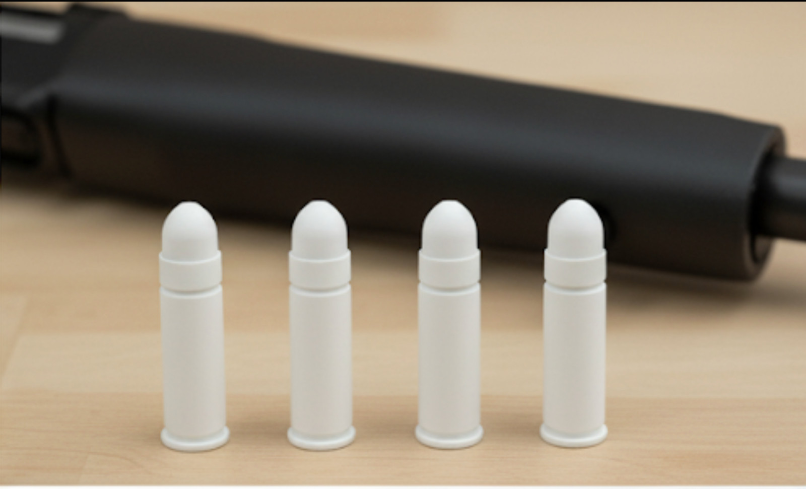 DRY FIRE RATED 22LR Snap Cap NON-EJECTING - TPU - Inert Dummy Round