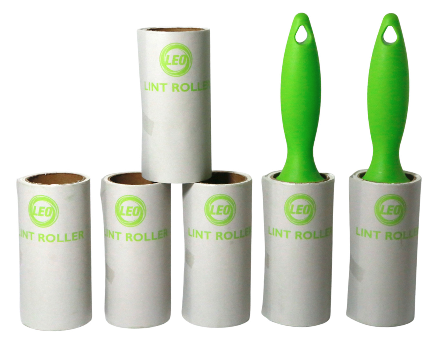 6 Pack Lint Roller For Laundry Clothes Fuzz Pet Hair Garment 360 Sheets