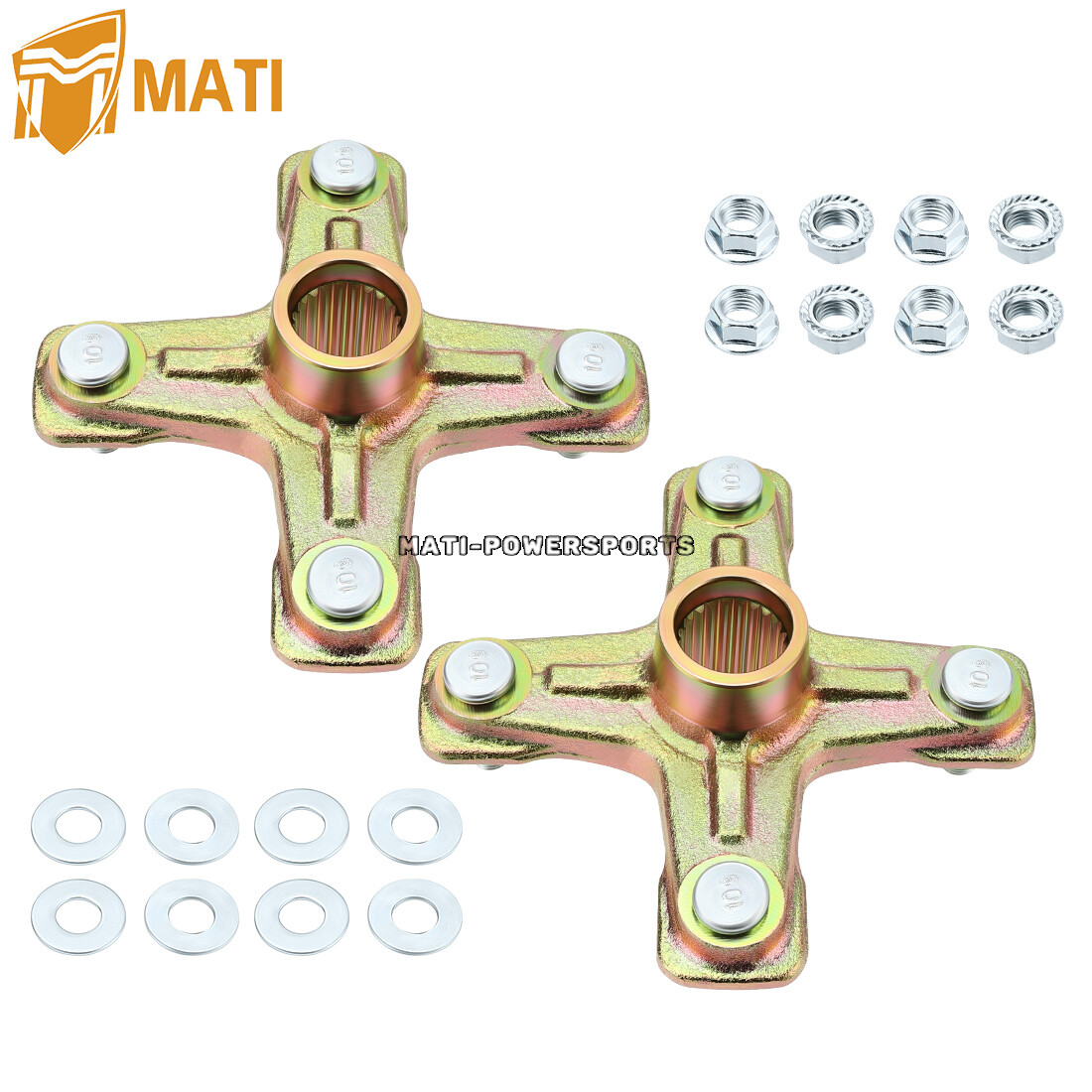 Qty 2 for Yamaha Rear Axle Wheel Hub 1991-2006 Banshee YFZ 350 1PE-F53K0-00-00