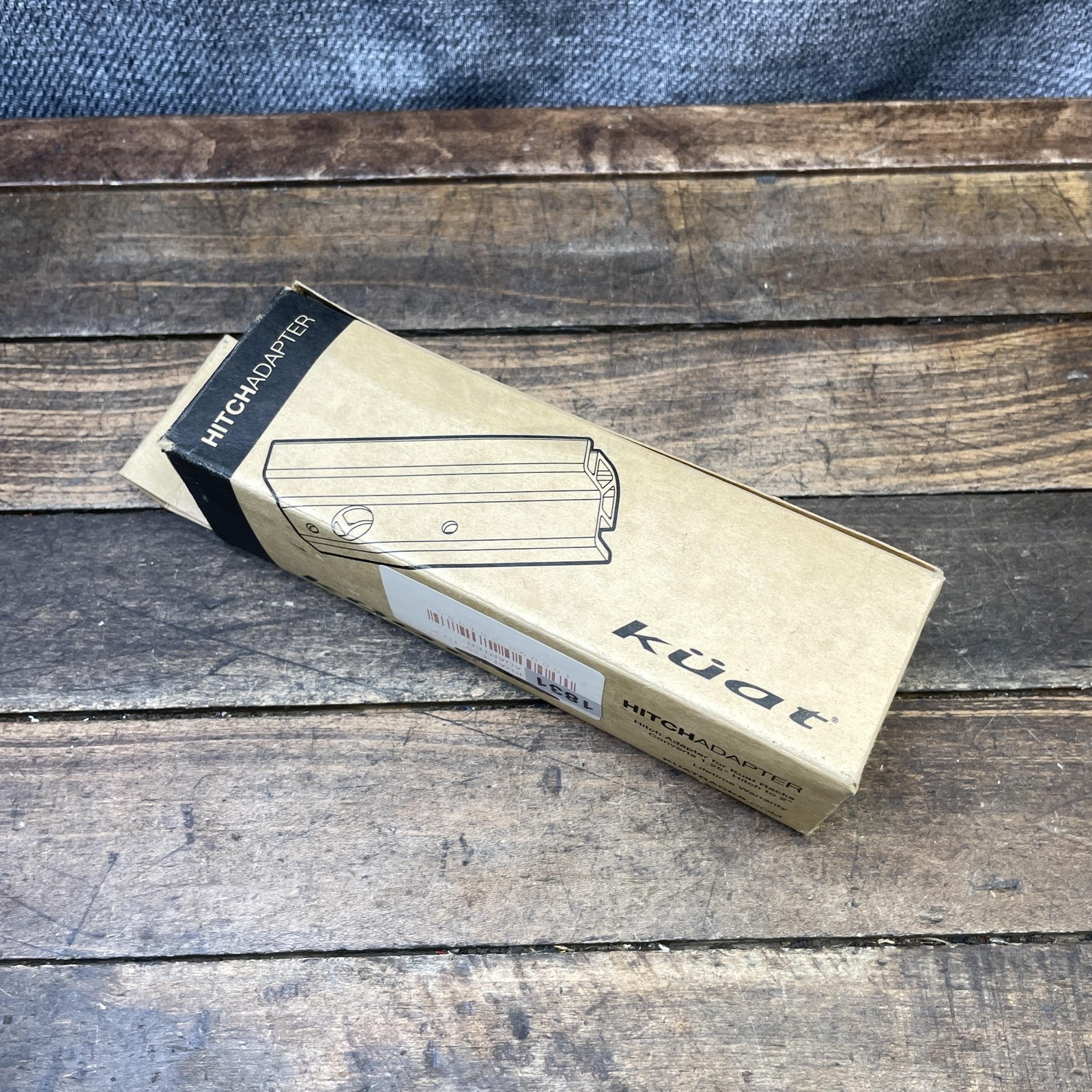 Kuat Hitch Adapter 1.25in To 2in Silver For Kuat Bike Racks Receiver Rack