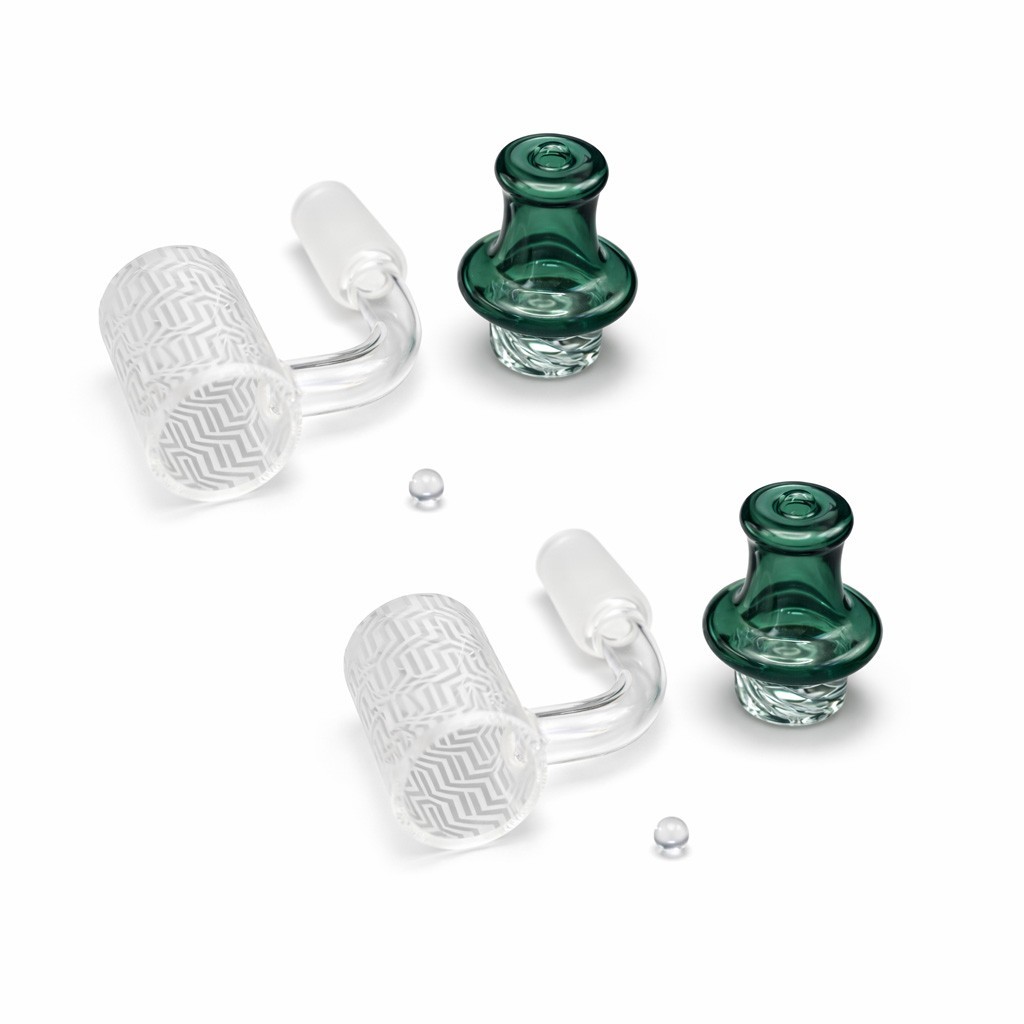 TOB RB 90° Male Sandblasted Pattern Banger Kit 14MM (2CT) | Free Shipping