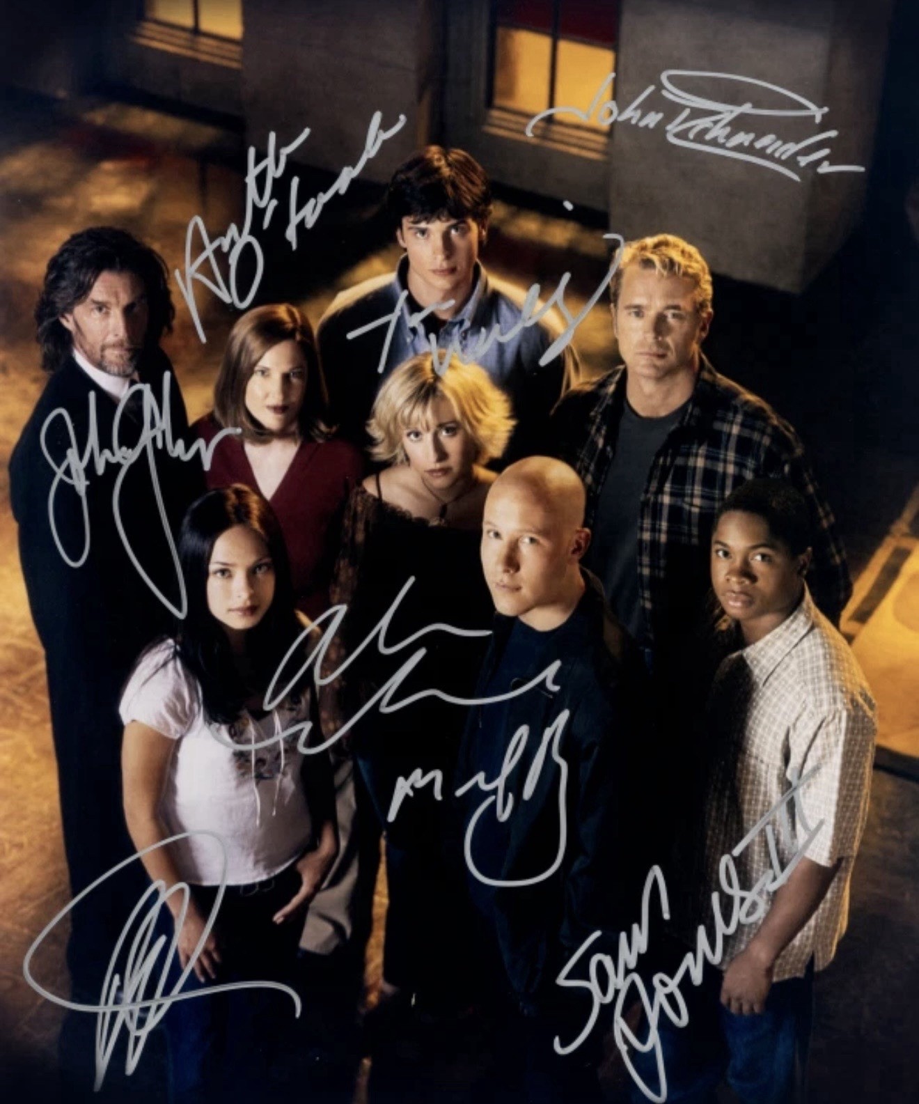 Smallville Cast Autographed 8x10 TV Show Superman Comics Signed Reprint Photo