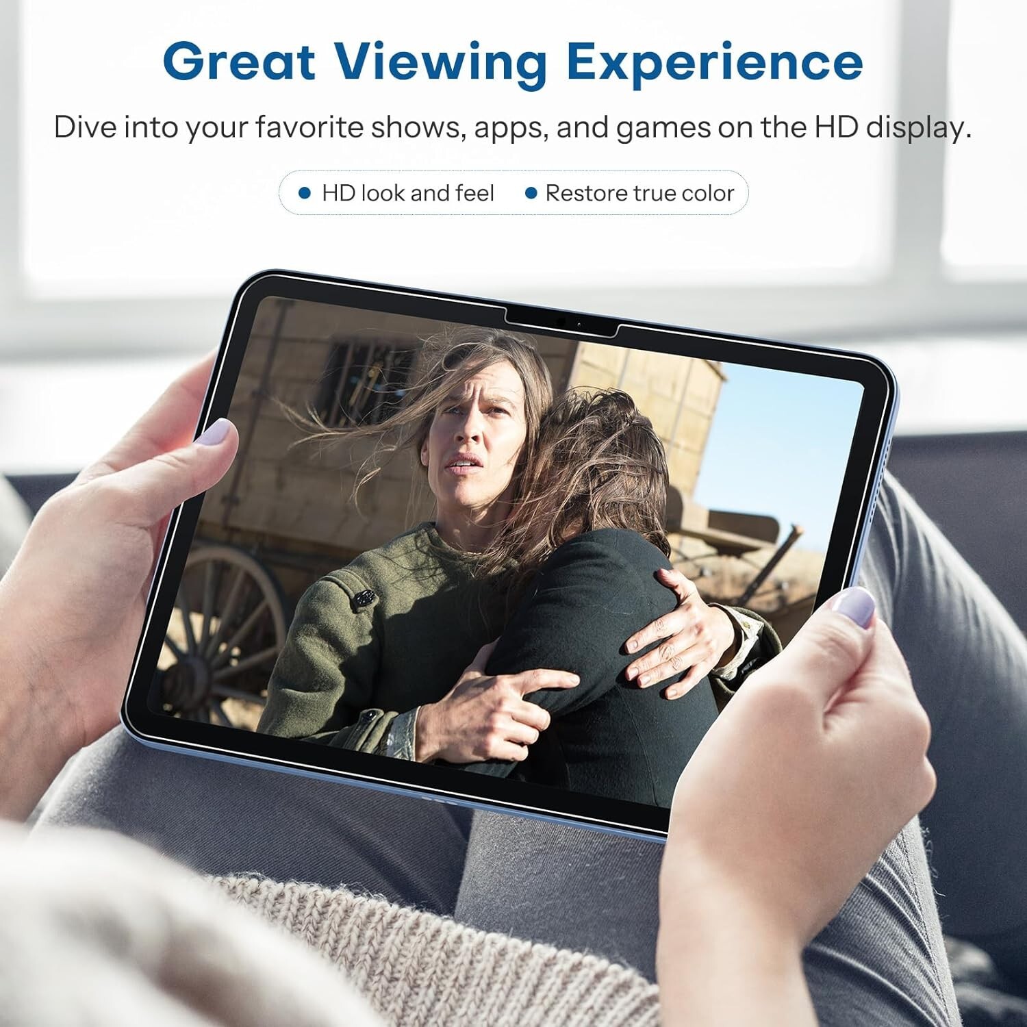 2 Pack iPad Air 11 inch Screen Protector Tempered Glass for iPad Air 11" M2 2024