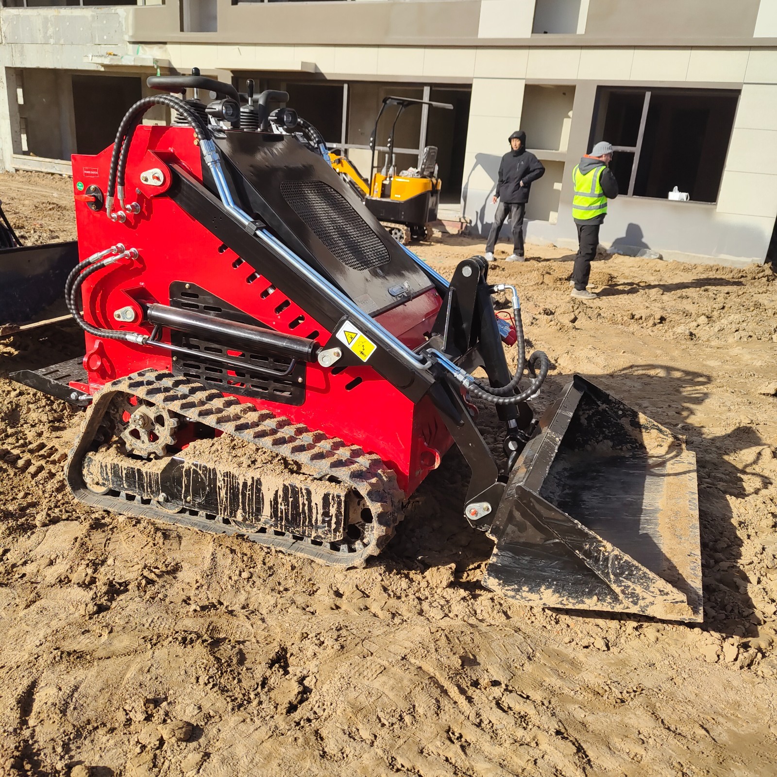1830lbs Mini Skid Steer Loader with B&S 13.5HP Gas Track
