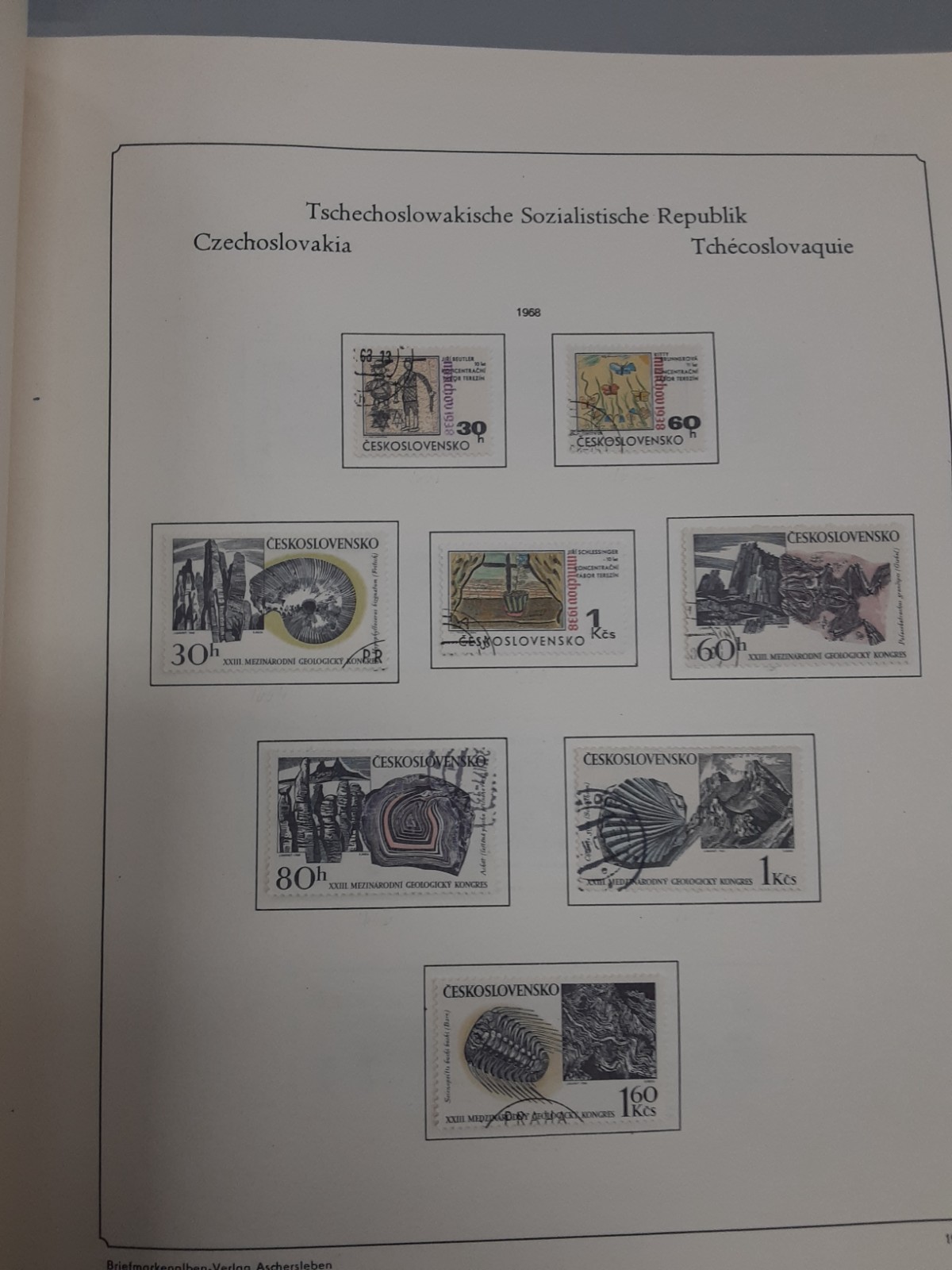 1968-1987 Czechoslovakia Soviet Socialist Republic Abria Album 1,000 + stamps