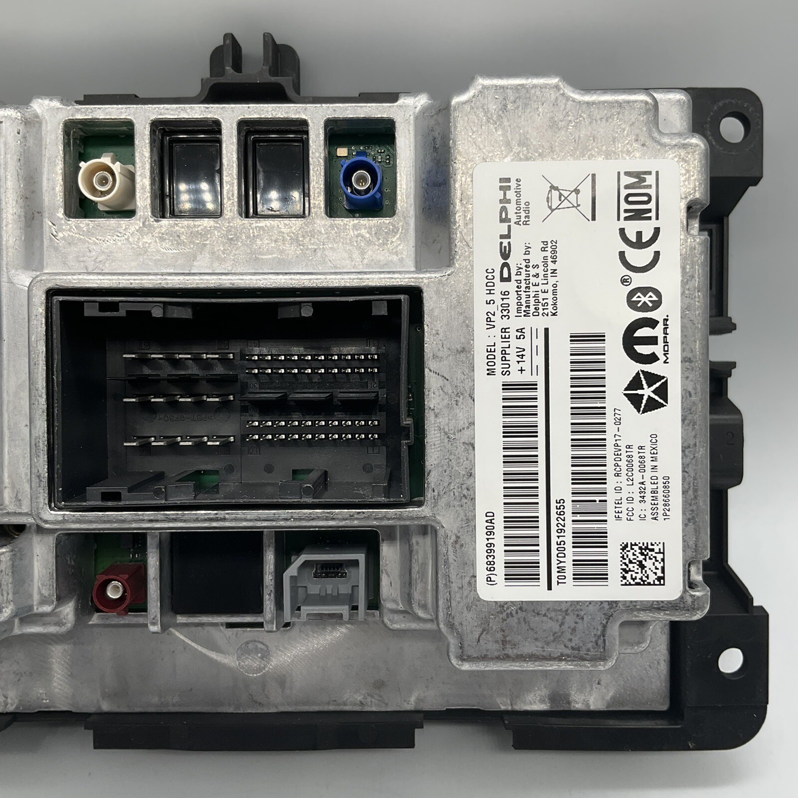 2019-2020 Dodge Ram OEM VP2 Uconnect Multi Media Radio Display Receiver Untested