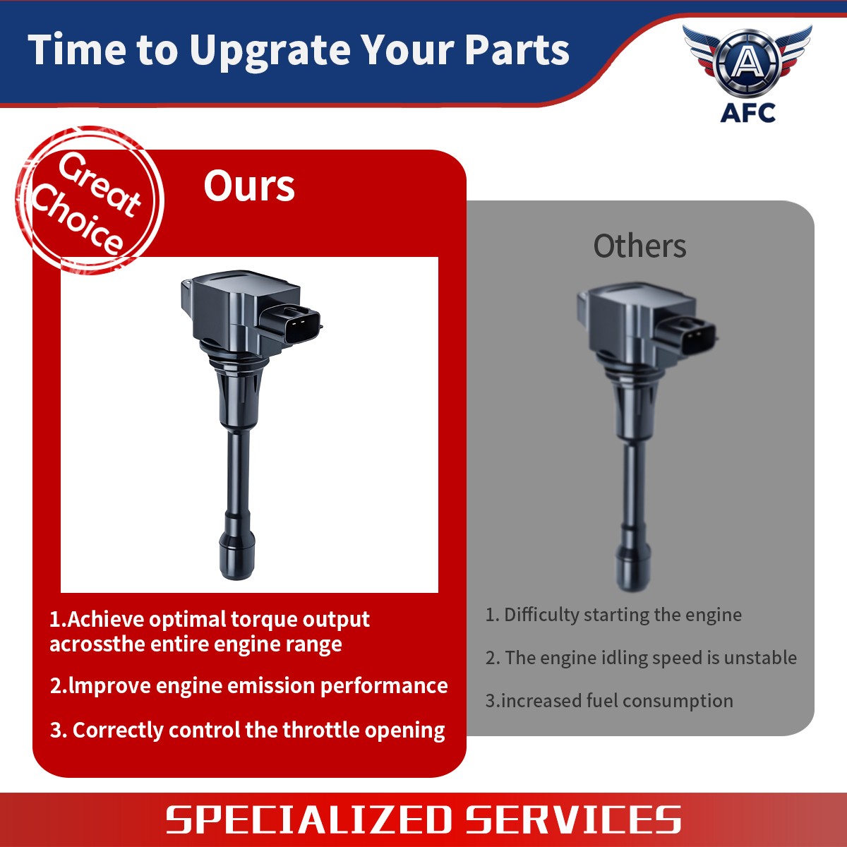 4 UF549 For Nissan Altima Sentra rogue versa Spark Plugs and Ignition Coil packs