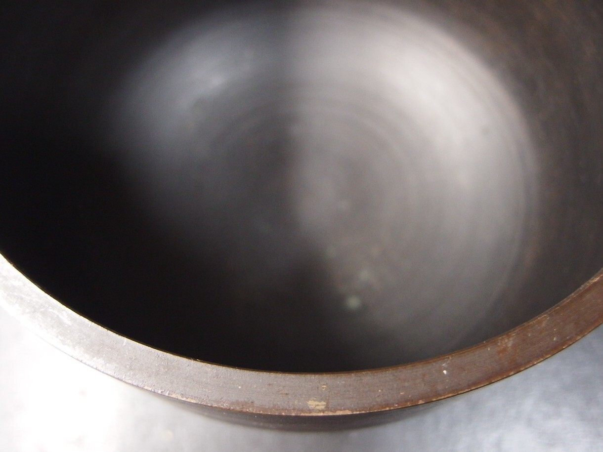 or2575 JAPANESE BUDDHIST SINGING BOWL ORIN GONG 18.1 cm / 7.1 inch Width Used