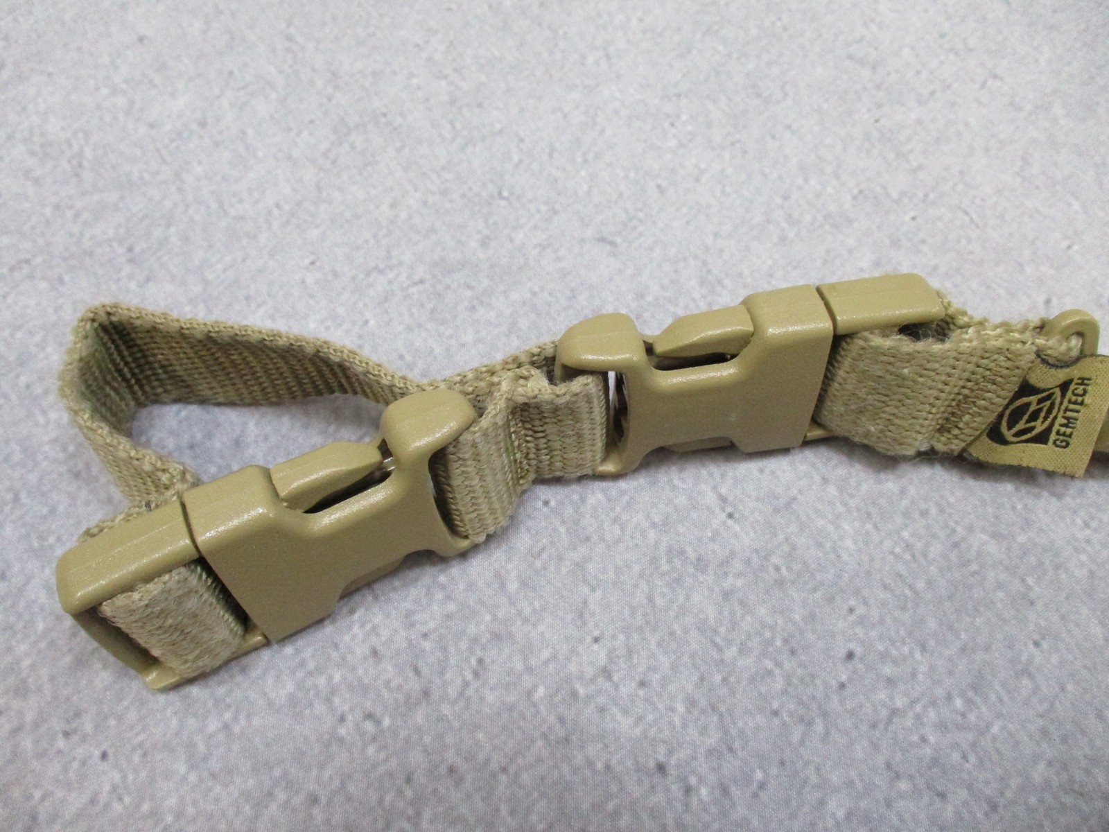 Gem-Tech Pistol Lanyard Dummy Cord Tactical Duty Gear Coiled Tan