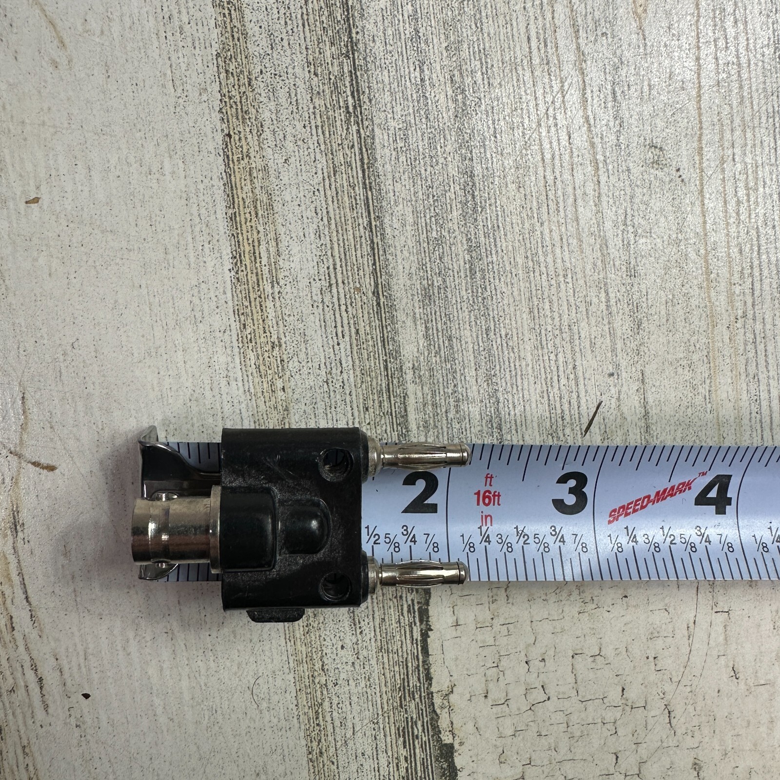 Pomona 1269 Dual Banana Plug to BNC Female, Black