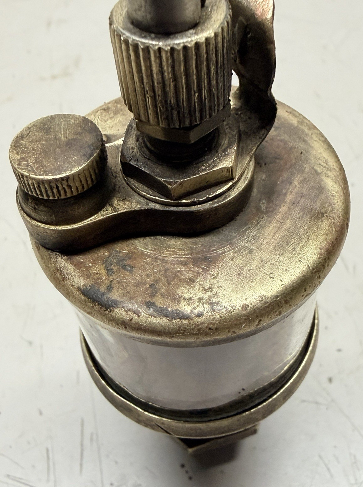 Brass Cylinder Oiler Small IHC M Famous Mogul Hit Miss Engine 1/4" NPT