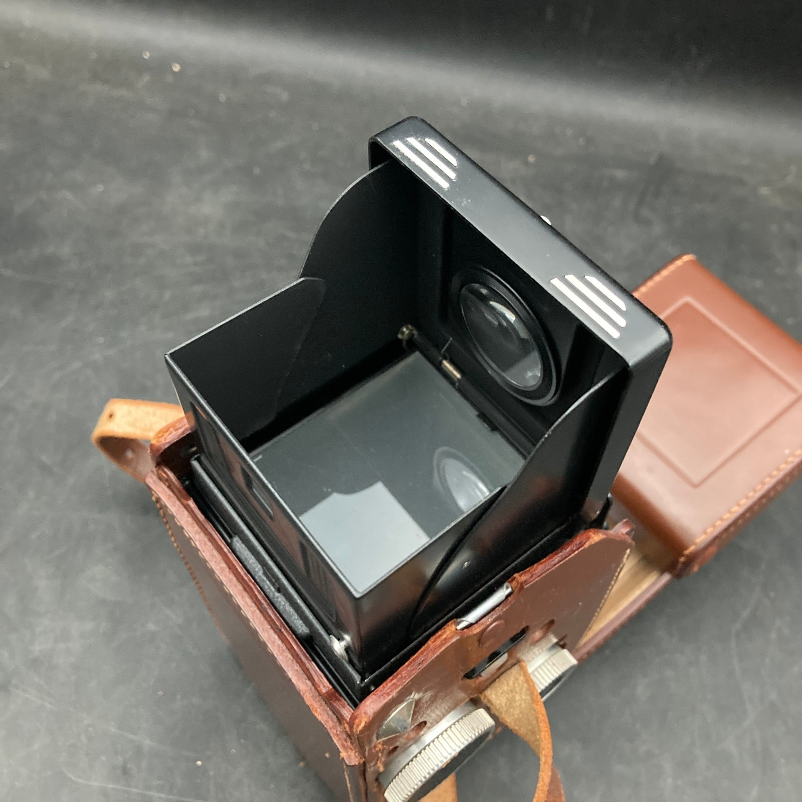Vintage Rolleicord IV Reflex/Box Camera in Leather Case w/Original Box/Manual