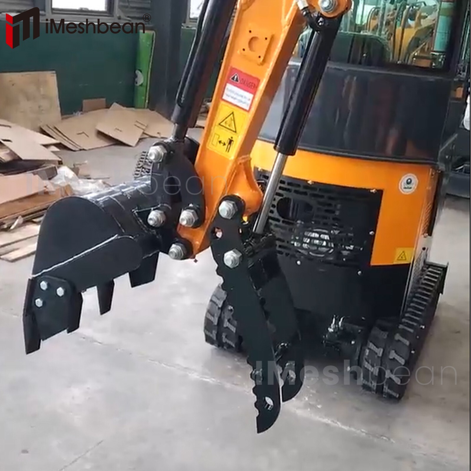 Hydraulic Thumb Clip For Mini Excavators Small Digger To Pick Up Irregular Objec