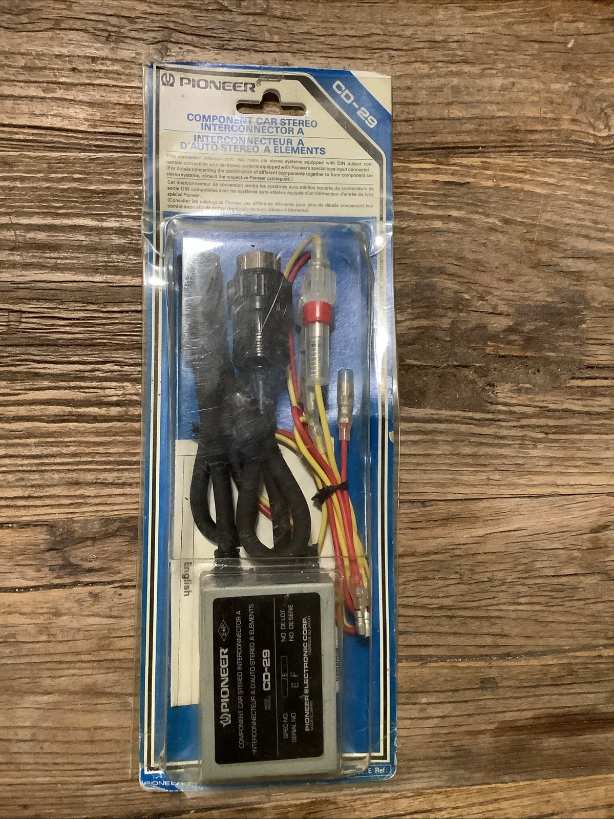 CD-229 Pioneer  Component Car Stereo Interconnector A Vintage NOS