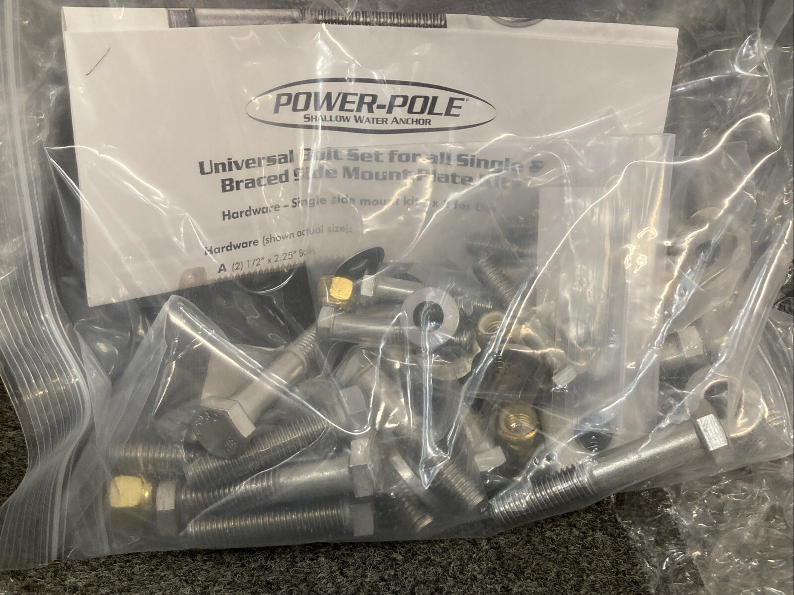 NEW GENUINE POWER POLE PKBD-S-8-6-BLK Dual Braced Kit BLACK