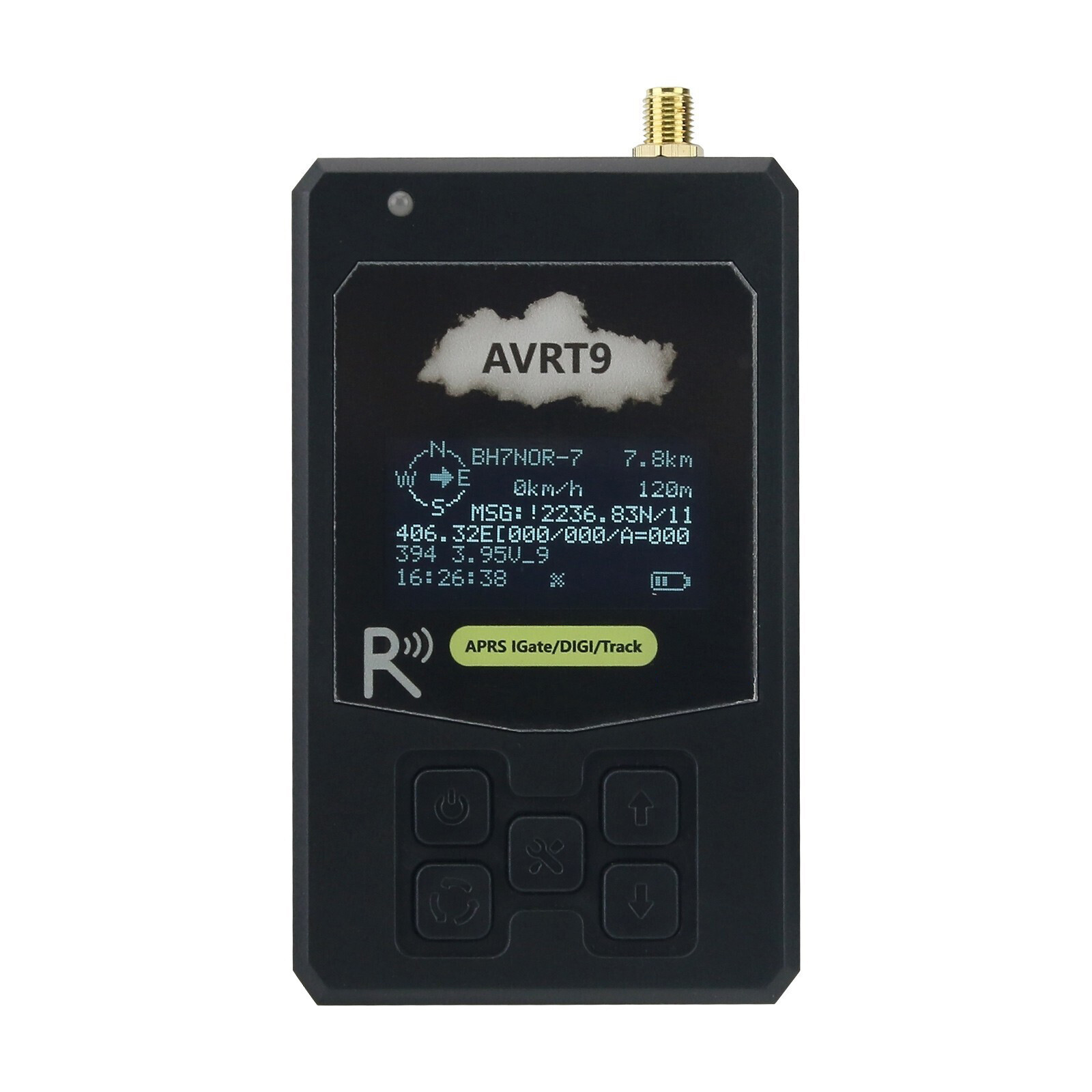 AVRT9 APRS TNC Portable DIGI/TRACKER/IGATE GPS+WIFI+BT VHF BT KISS