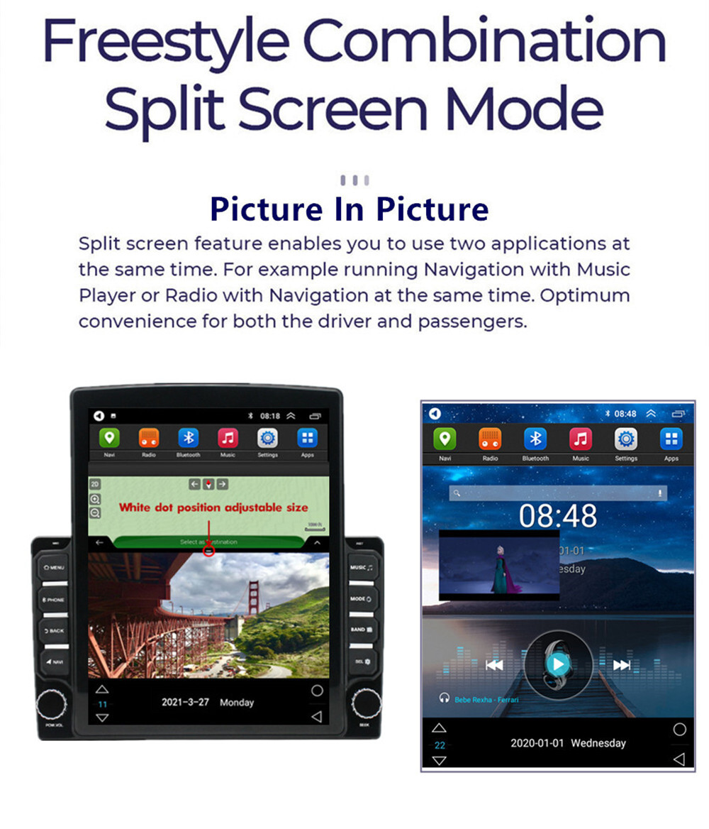 Car Stereo Radio For Apple Carplay Fit For Dodge RAM 1500 2500 2013-2019 GPS BT