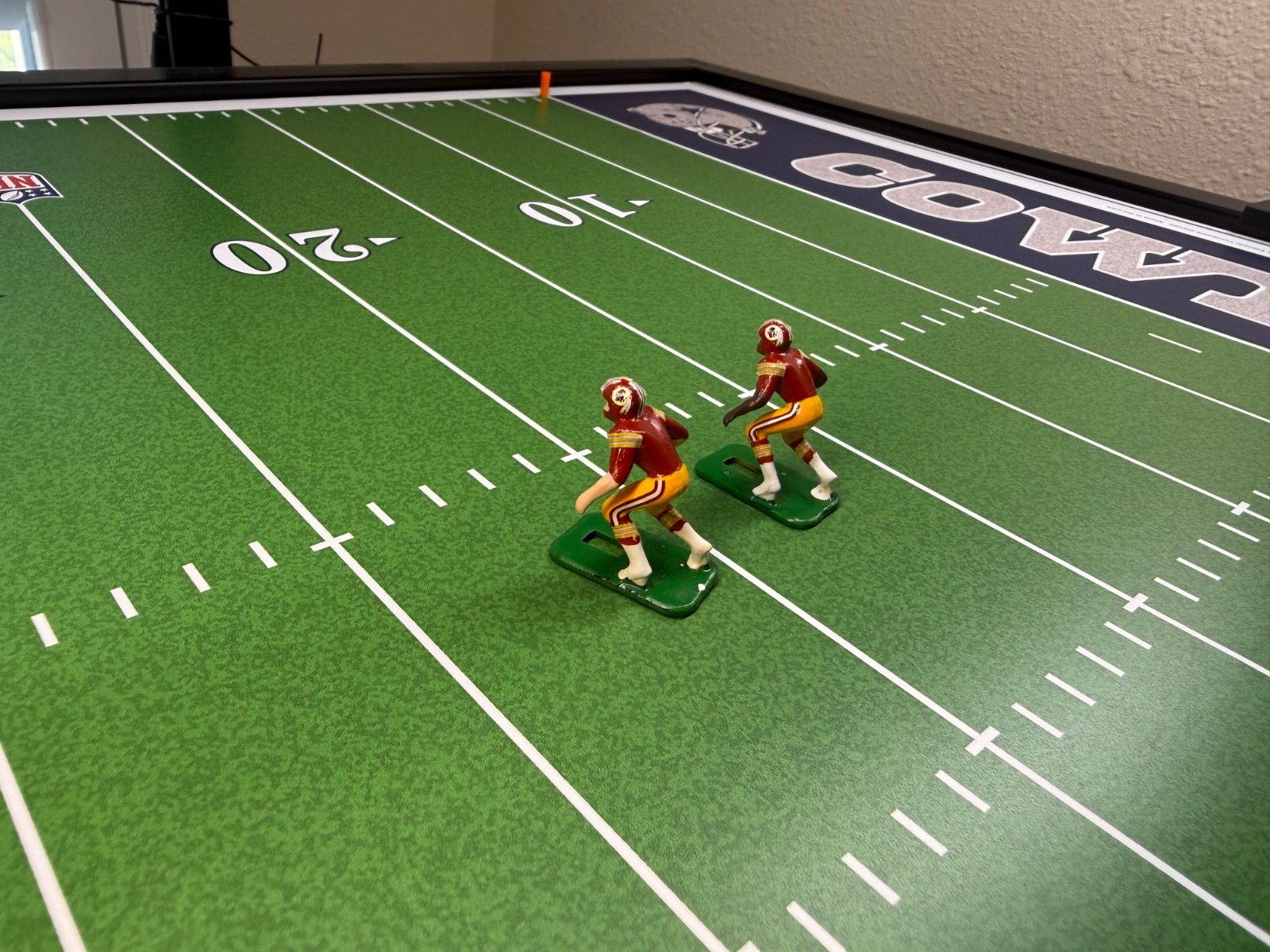 electric football figures Hand Painted Vintage Washington Redskins Home Jersey
