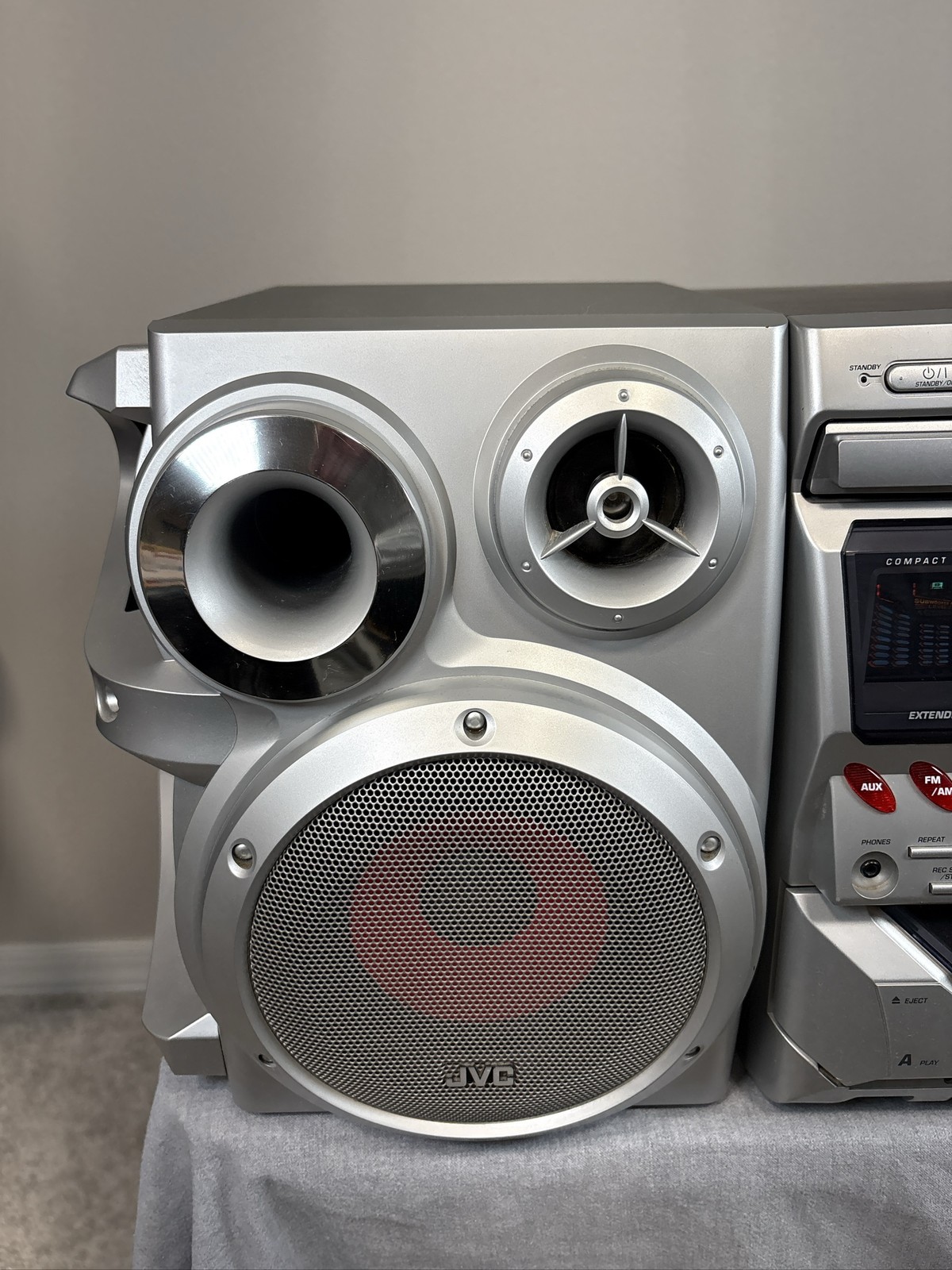 JVC CA-MXG500 Stereo Receiver System MX-G500 130W With Speakers Tested