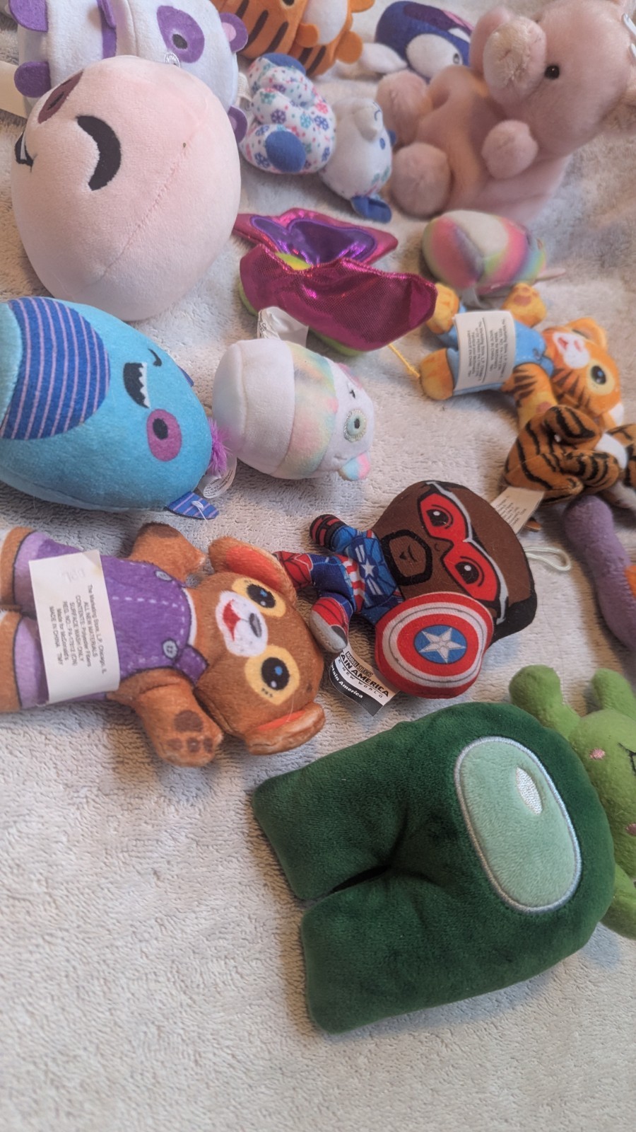 Plush Stuffed Animals Mixed Lot Of 18 Plush Miniature 6in