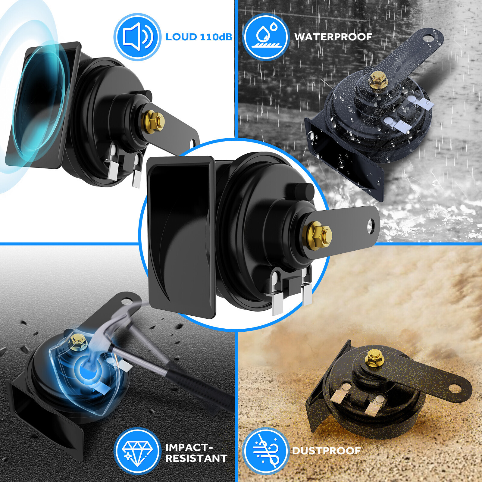 Universal UTV ATV Turn Signal Street Legal Kit for Polaris Ranger General CFMOTO