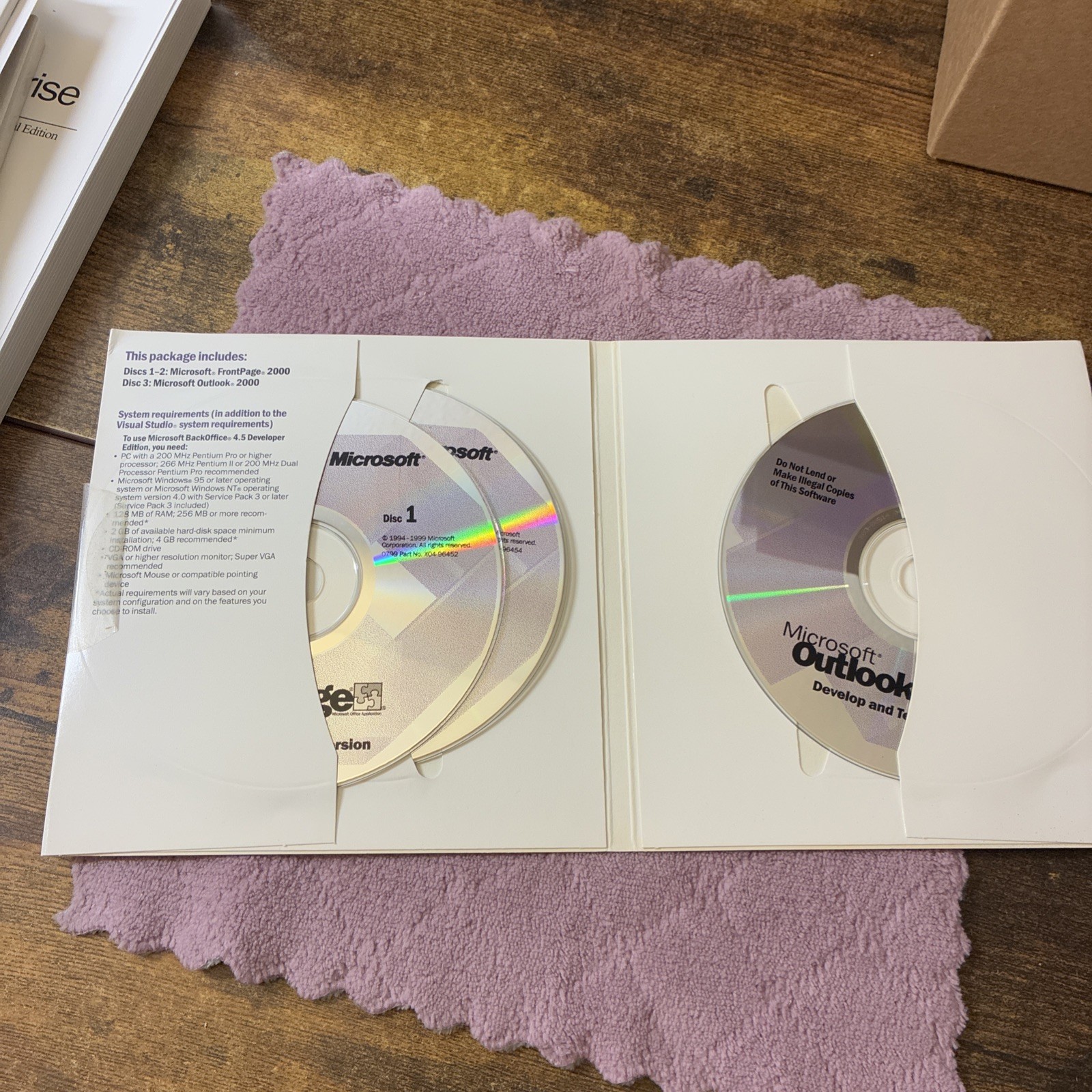 Microsoft Visual Studio 6.0 Enterprise Edition 628-00404 Retail Box Complete CIB