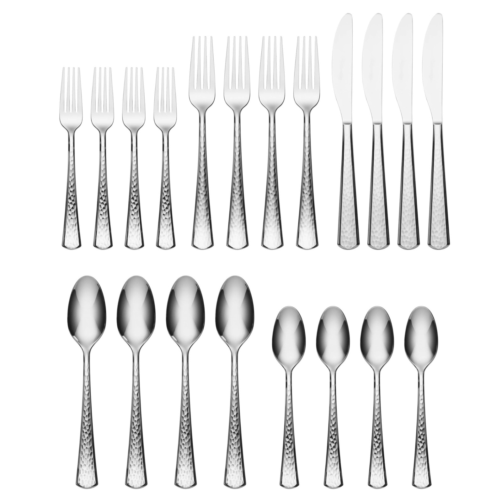 Oneida 896122 Etta 20 Piece Everyday Flatware Set, Service For 4