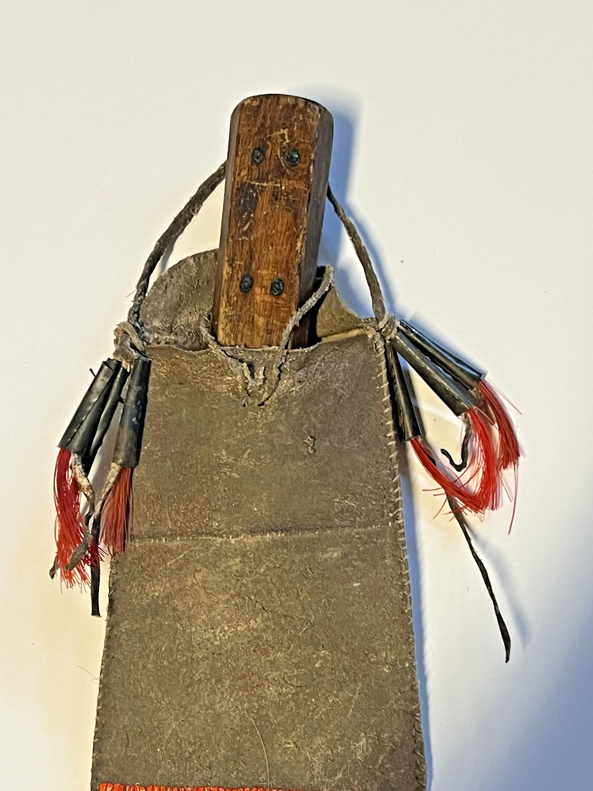 Antique Native American Indian Quilled Sheath & Knife; Late 1890's; Lot #A2