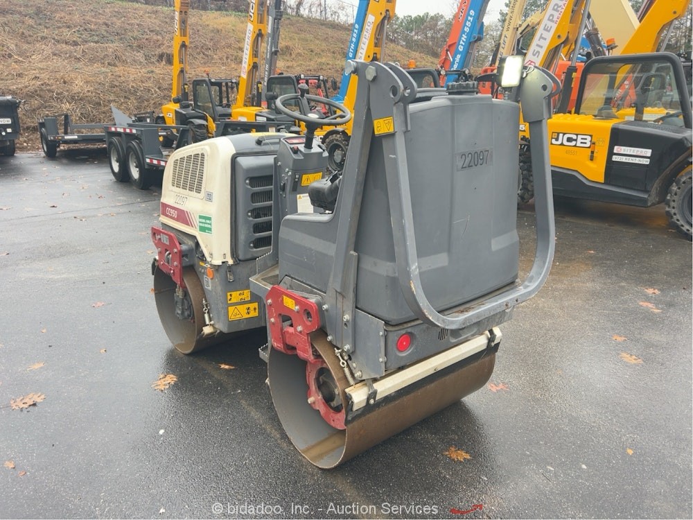 2023 Dynapac CC950 Smooth Double Drum Vibratory Ride On Roller Compactor bidadoo