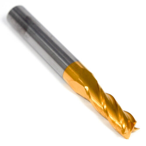 NIAGARA Carbide Square End Mill 0.256" 4FL TiN JF23AE