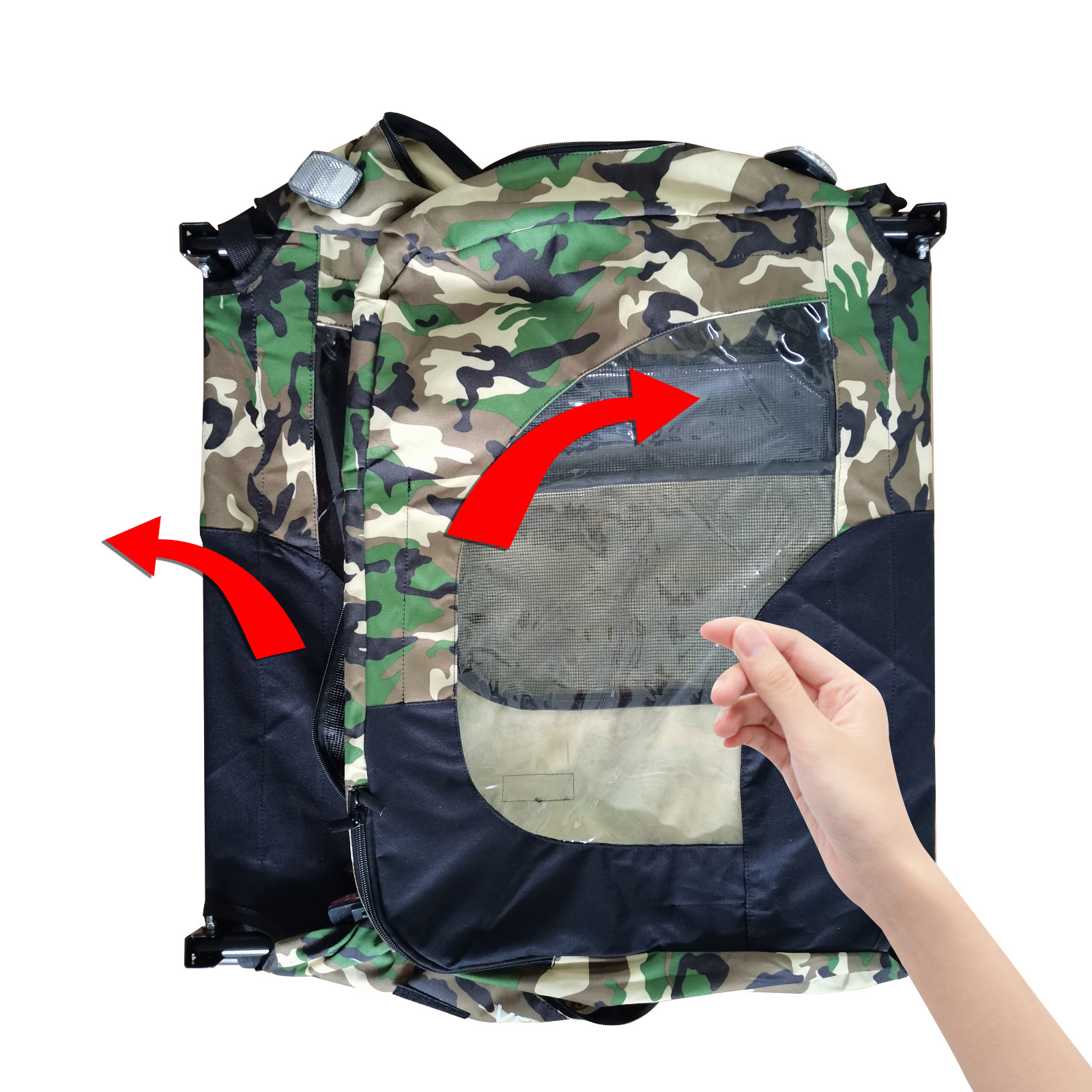 Dog Bike Bicycle Trailer Carrier Stroller Jogging Wagon Small Large Dog Pet