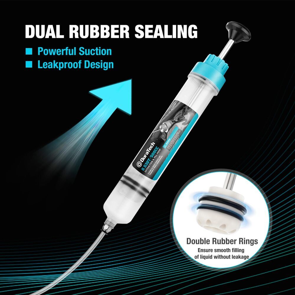 DURATECH 500CC Fluid Extractor Oil Extractor Long Hose Brake Fluid Extractor NEW