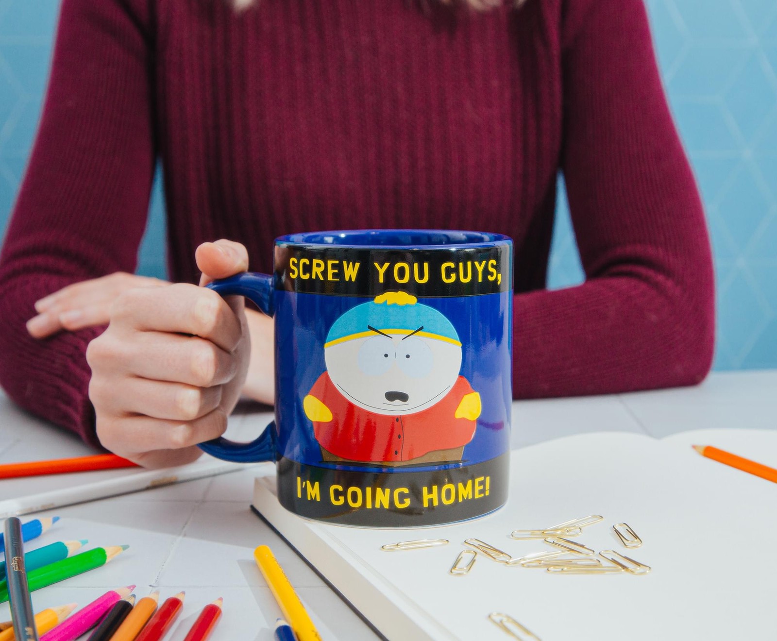 South Park Cartman "Going Home" Ceramic Mug | Holds 20 Ounces