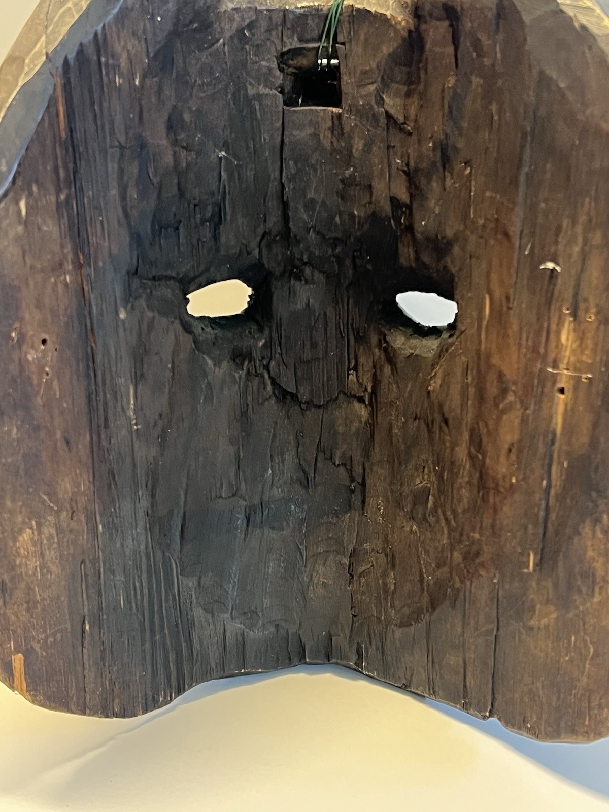 Antique Native American indian Hand Carved Totem Style Wooden Wall Hanging Mask