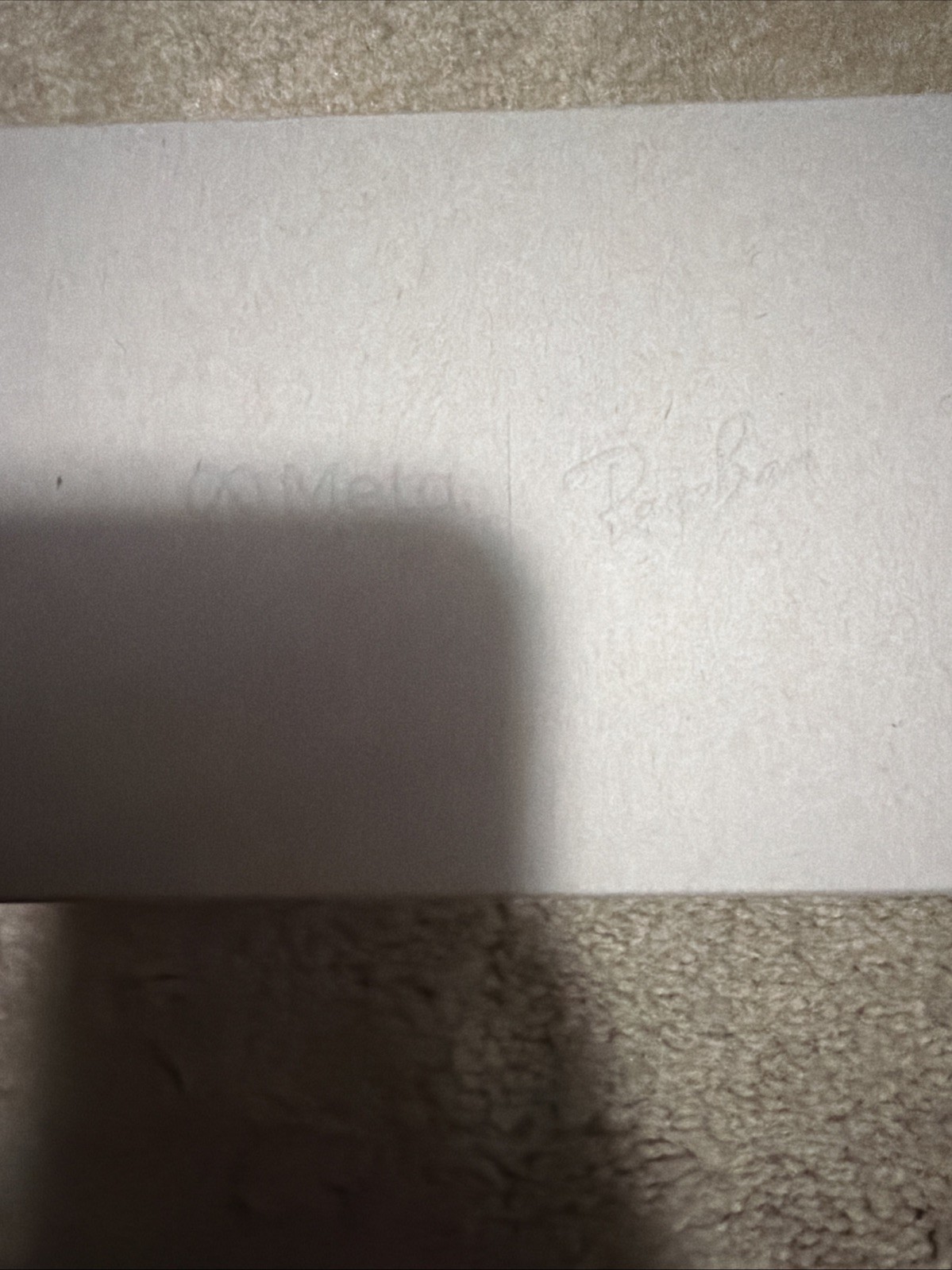 BRAND NEW Meta Ray Ban-Display w/ Neural Band SZ 3 Standard Black Frame In Hand