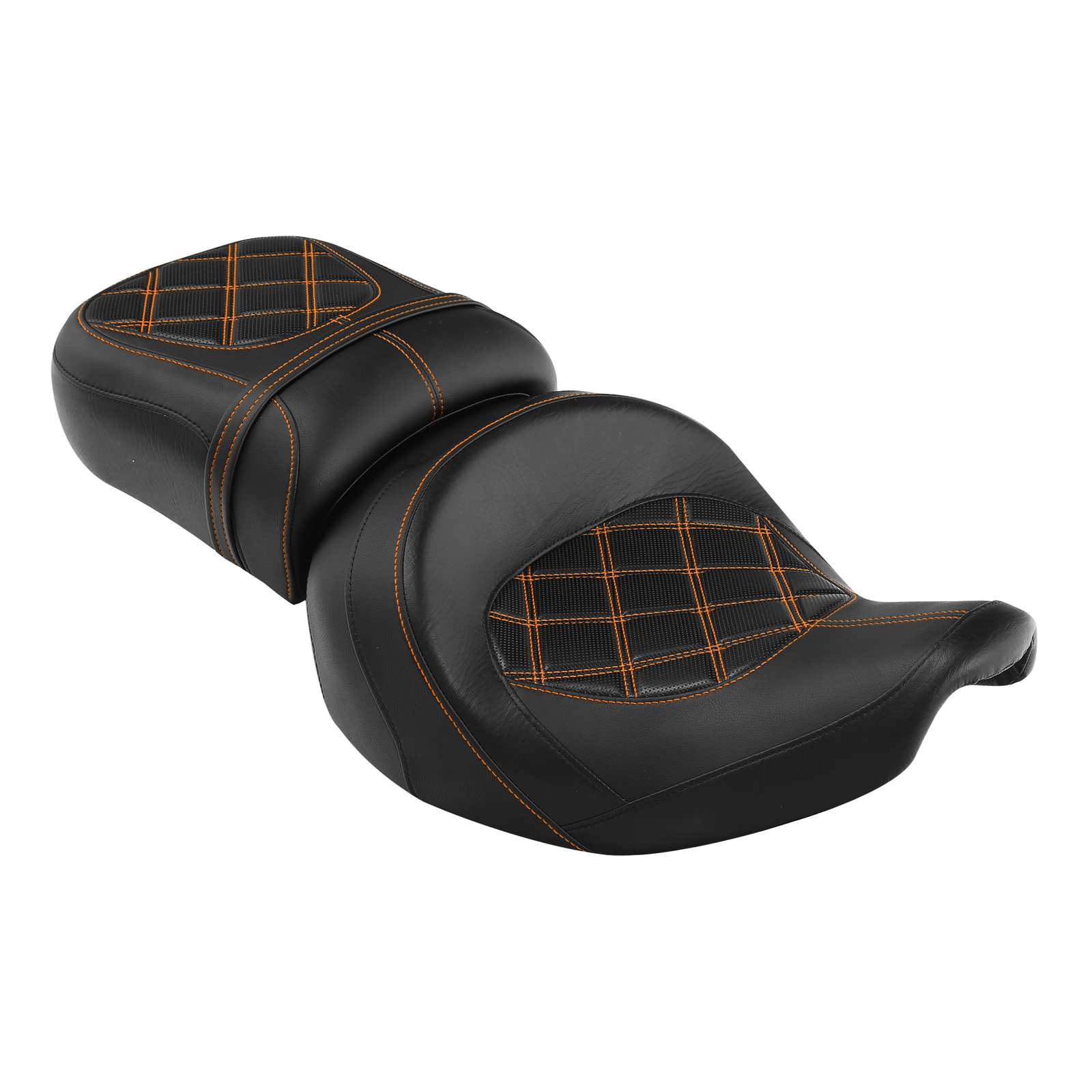 Black Driver Passenger Two-Up Seat Fit For Indian Chieftain Springfield 14-2023