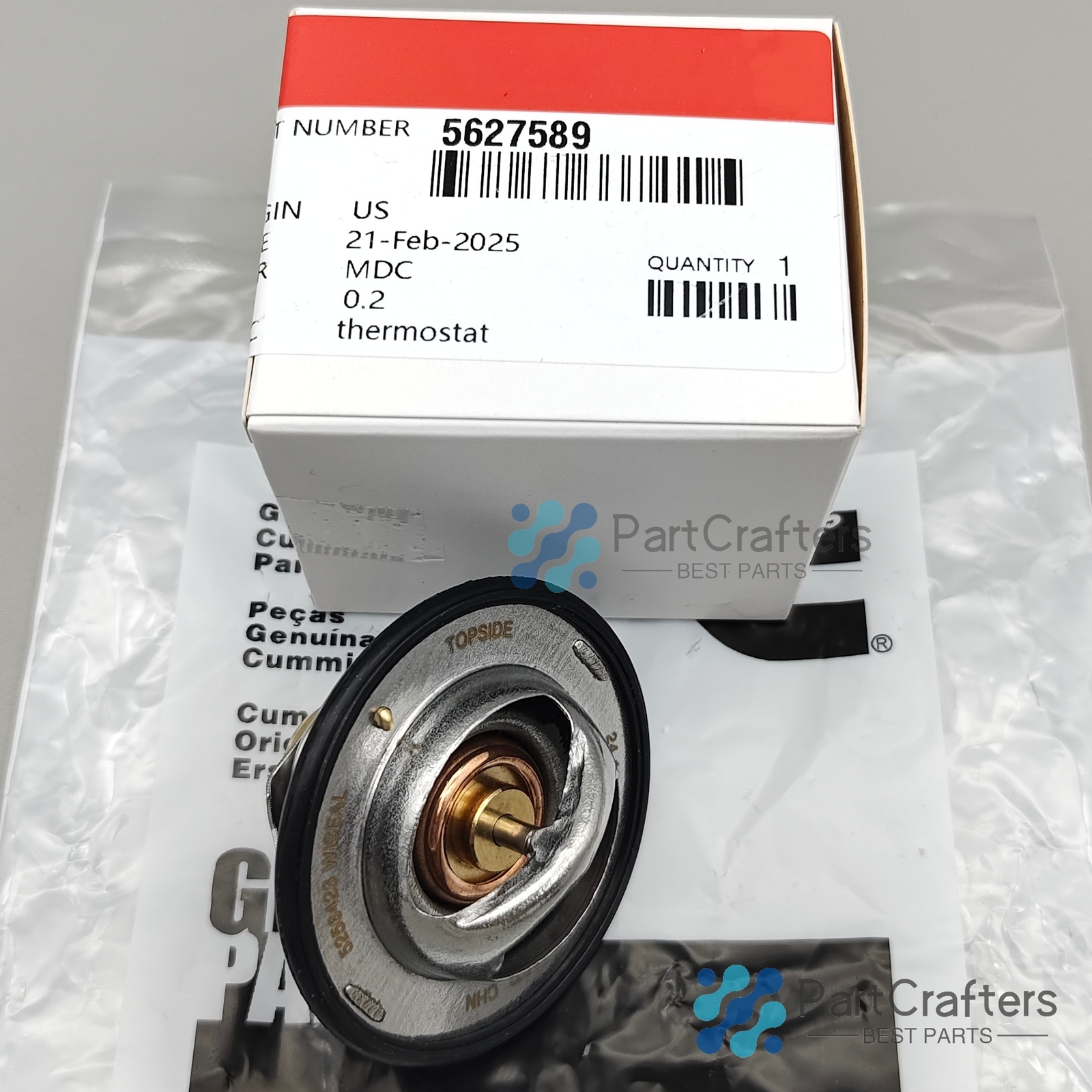 Thermostat For Cummins Engine P/N 5627589