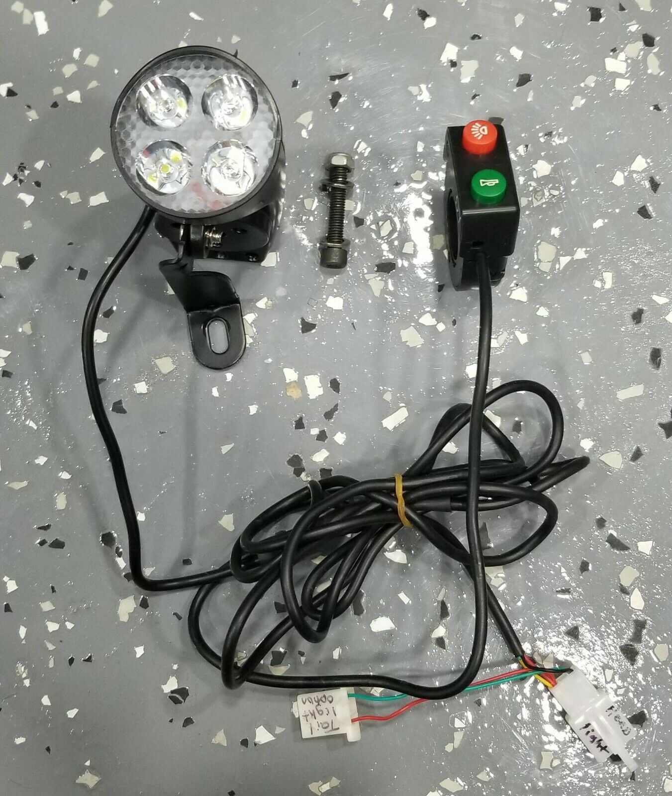 Razor DQ E200 E300 Mx 350 400 mx500 mx650- LED Headlight/Horn ad on schwinn