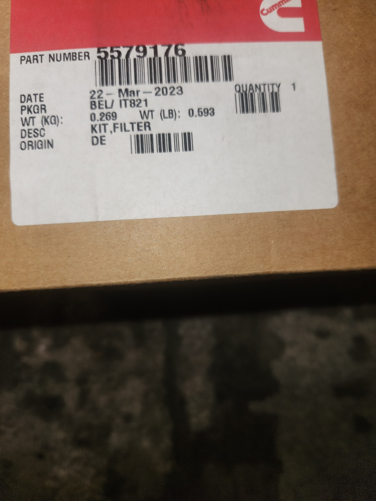 Cummins 5579176 DEF Pump Filter Kit | ISX Diesel Exhaust Fluid Insert