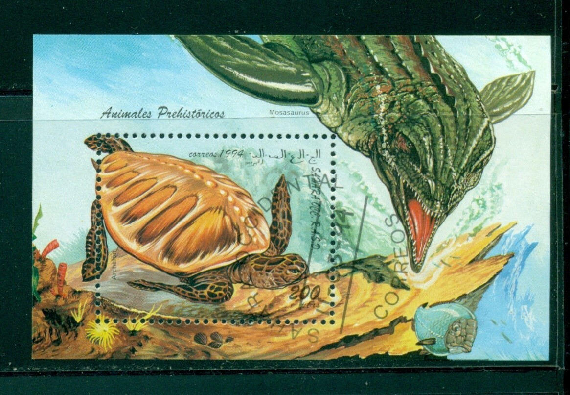 Sahara R. A. S. D. OS #28 Used S/S Turtle FAUNA $$