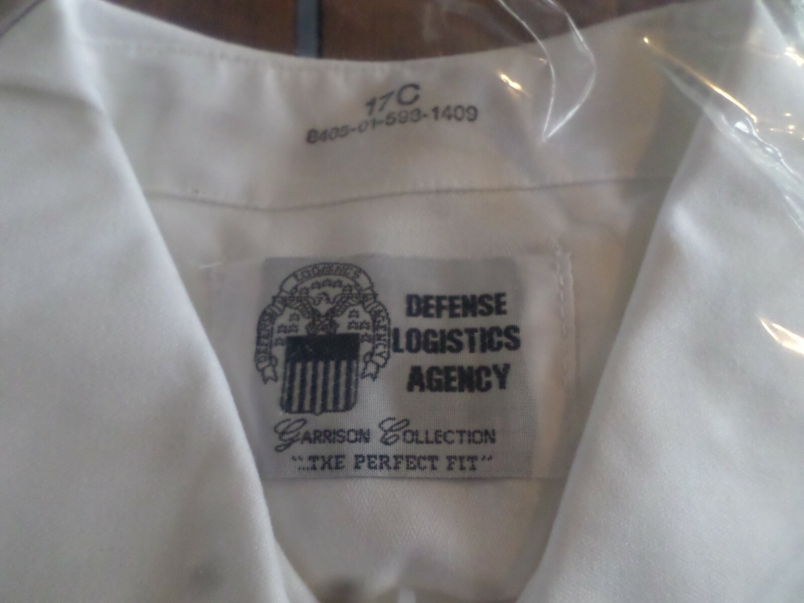U.S. Military Army Issue Men's White Dress Shirt Short Sleeve