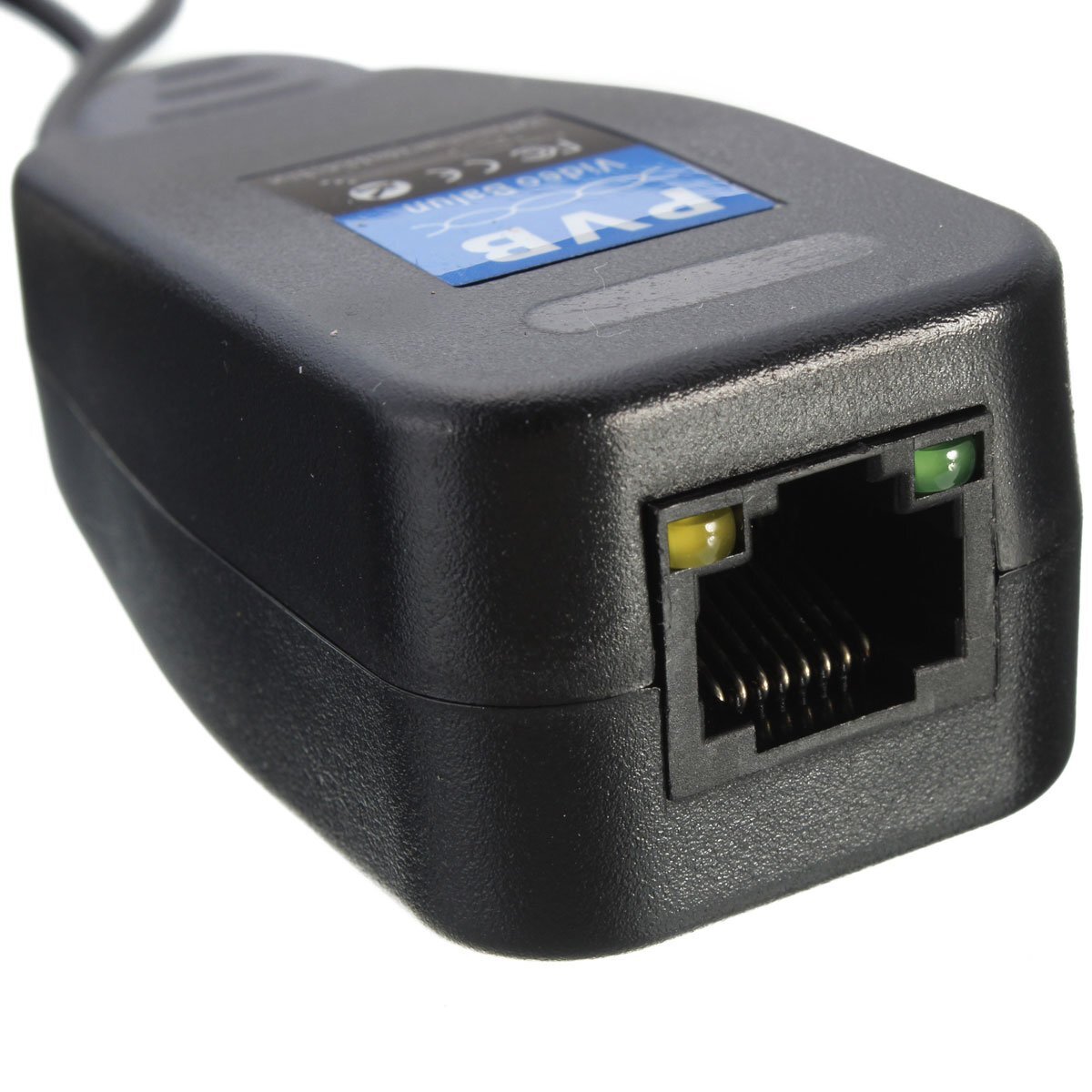 10PC CCTV Coax BNC Video & Power Balun Transceiver to CAT5e 6 RJ45 Connector9VKs